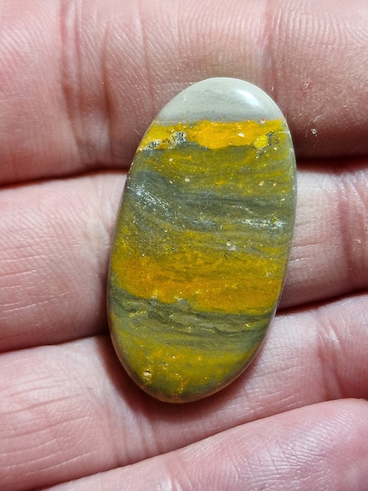 37x20mm bumblebee jasper cabochon
