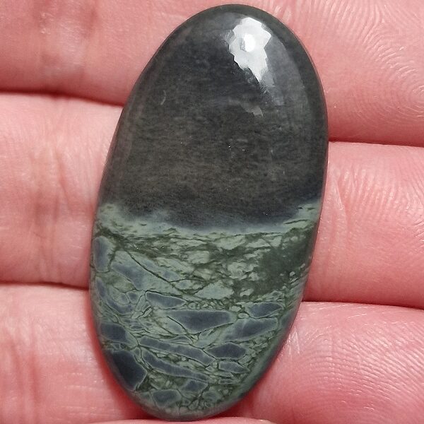 40x20mm spiderweb jasper cabochon