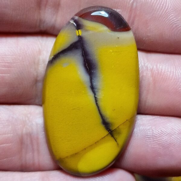 44x24mm Mookaite jasper cabochon