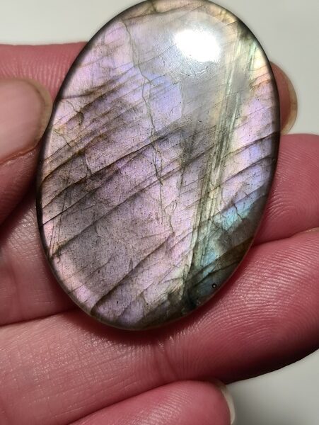 44x30mm purple labradorite cabochon