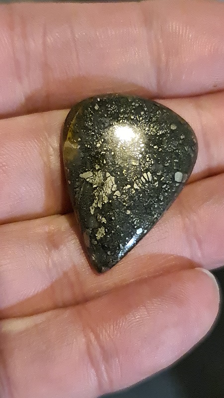 32x24mm marcasite cabochon