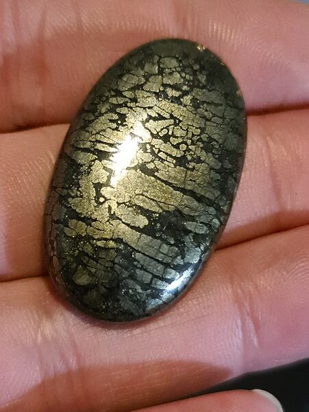 37x22mm marcasite cabochon