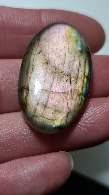 40x23mm purple labradorite cabochon