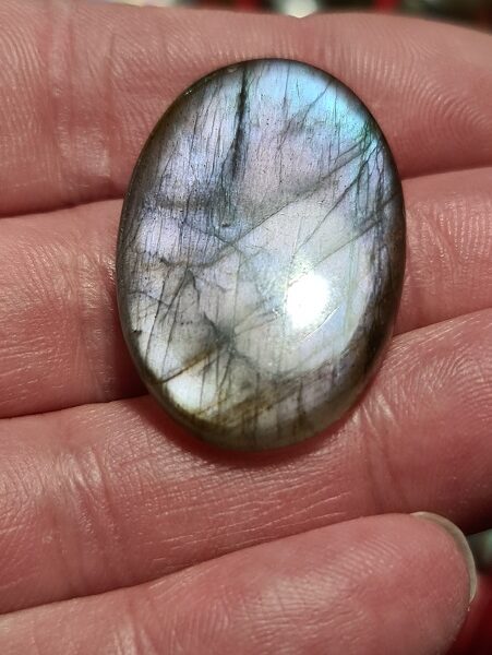 35x23mm purple labradorite cabochon