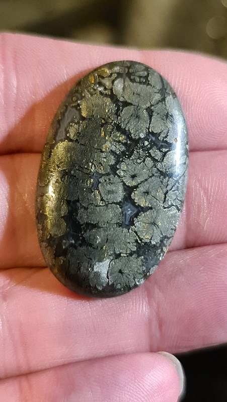 39x24mm marcasite cabochon