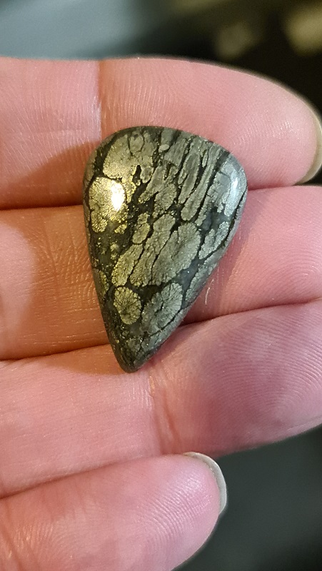 29x20mm marcasite cabochon