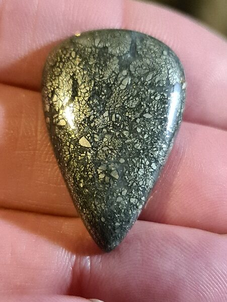 33x22mm marcasite cabochon
