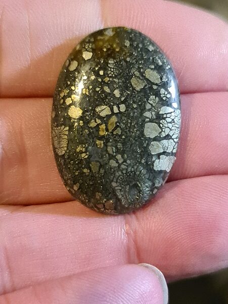 32x21mm marcasite cabochon