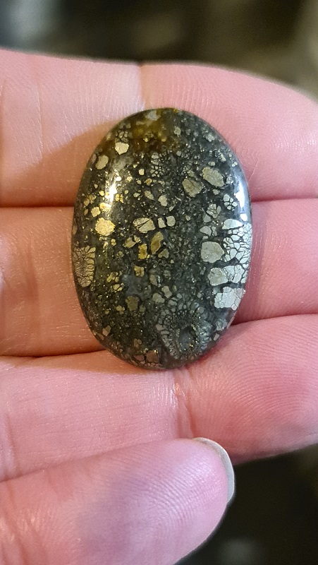 32x21mm marcasite cabochon