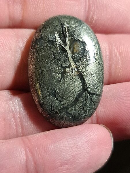 33x22mm marcasite cabochon