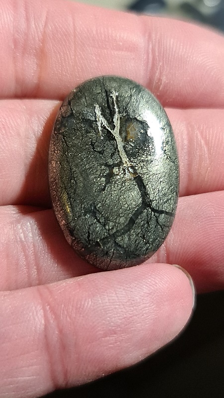 33x22mm marcasite cabochon