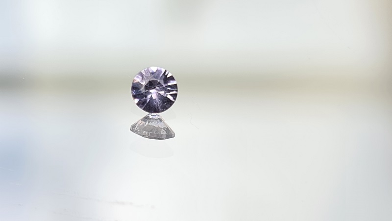 3.25mm round cut spinel facet