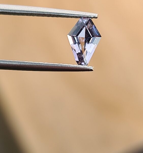 7.7x5.4x3.0mm coffin-cut spinel facet