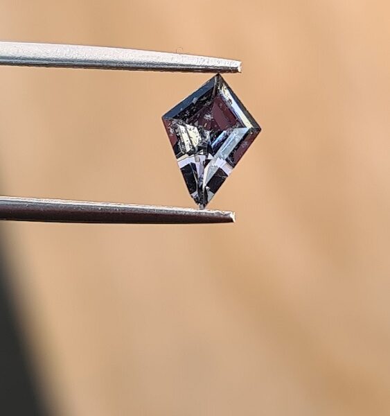8.3x6.1x2.7mm kite-cut spinel facet
