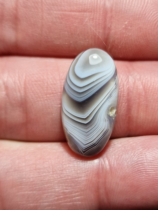 24x13mm Botswana agate cabochon