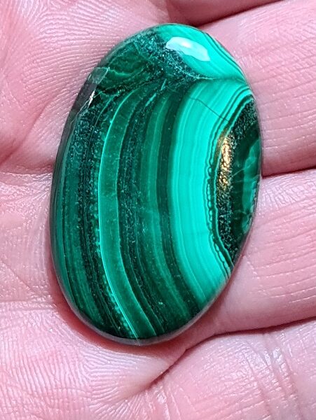 38x24mm Malachite cabochon