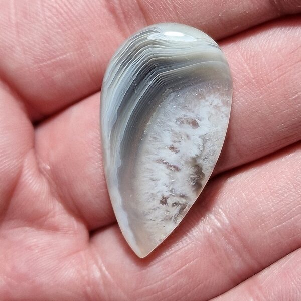 36x19mm Botswana agate cabochon