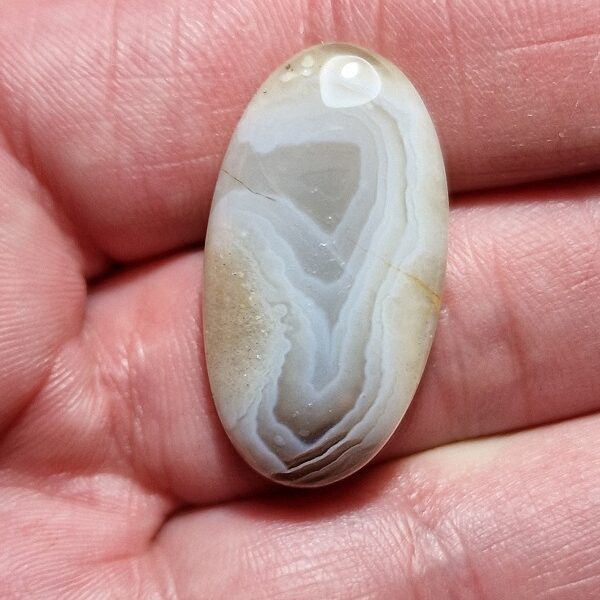 31x17mm Botswana agate cabochon