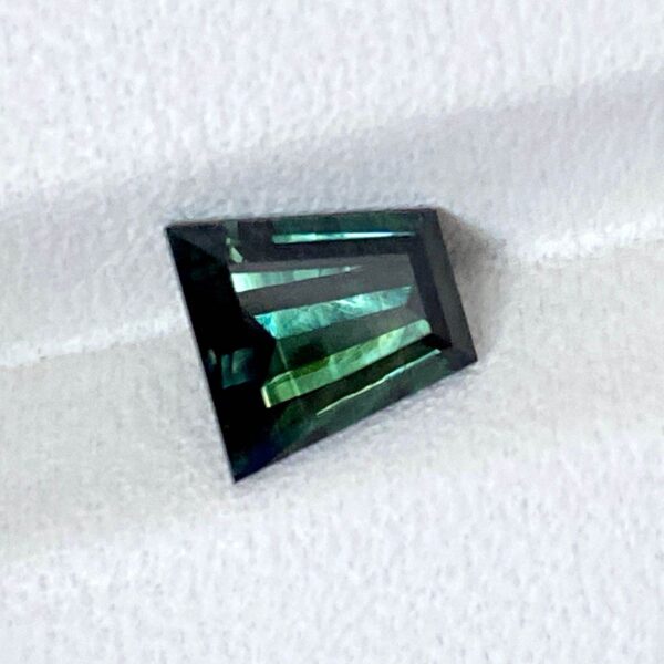 6.76x6.65x4.00mm precision-cut Nigerian sapphire facet