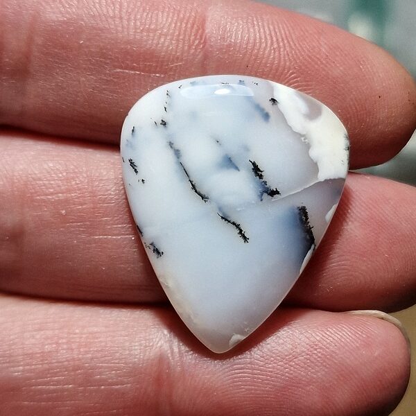 32x26mm Dendritic chalcedony cabochon