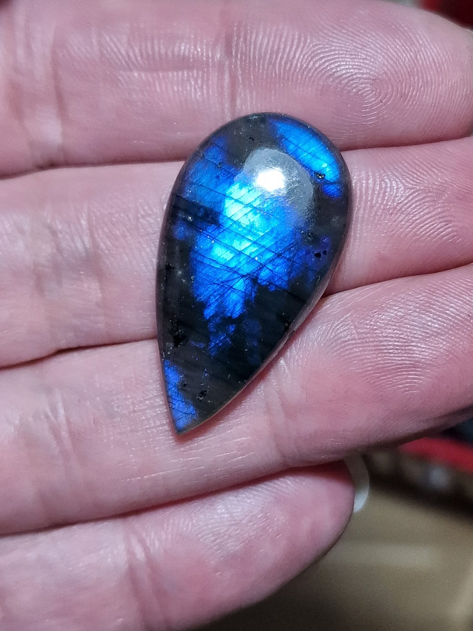 35x18mm blue labradorite cabochon