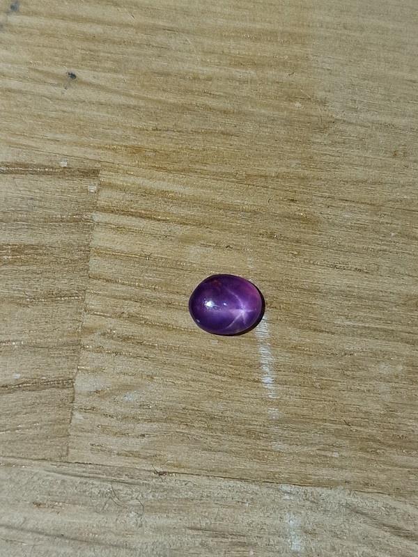 5.62x4.56mm Sri-Lankan star sapphire cabochon