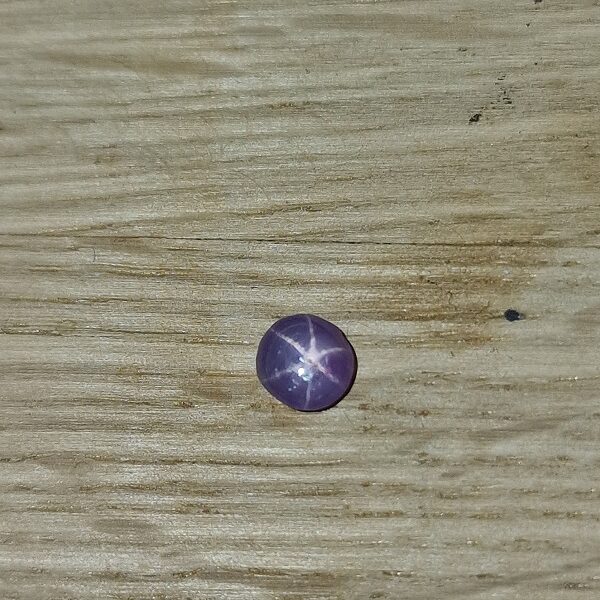 4.85mm round Sri-Lankan star sapphire cabochon