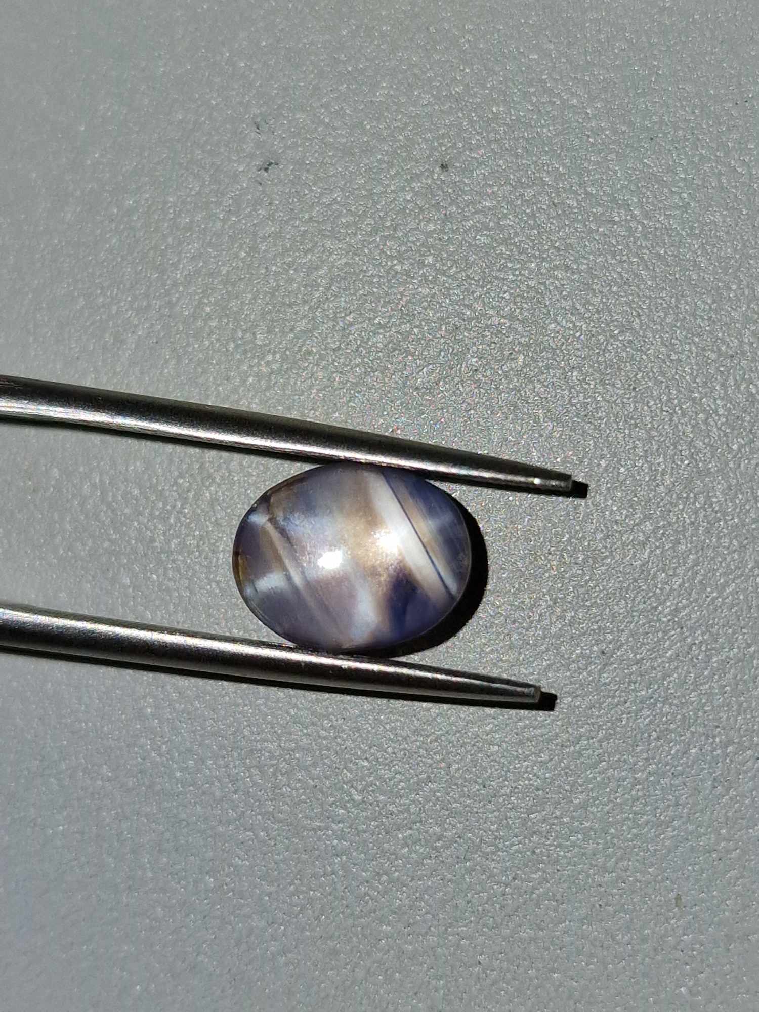 9.21x7.26x4.95mm Sri-Lankan star sapphire cabochon - Image 3