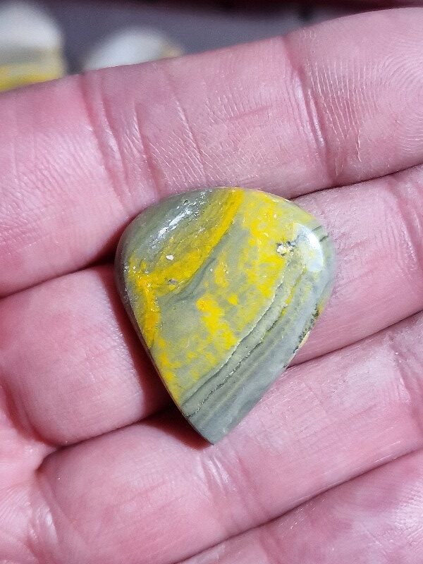 30x24mm bumblebee jasper cabochon