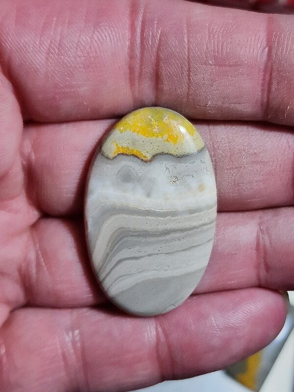 40x25mm bumblebee jasper cabochon