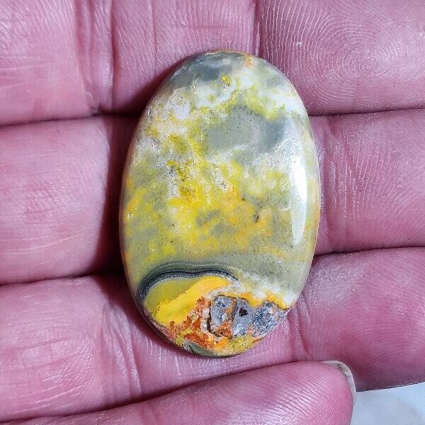 38x25mm bumblebee jasper cabochon