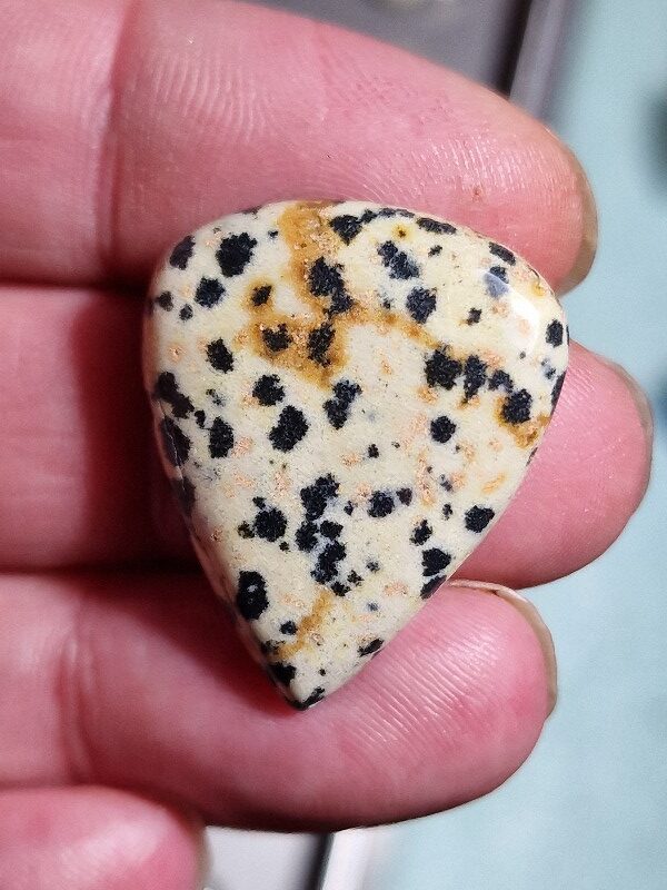29x24mm dalmation jasper cabochon
