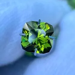 Your precious gems 6.62x6.65x4.38mm precision-cut Nigerian sapphire facet