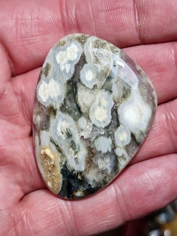 48x38mm Ocean jasper cabochon