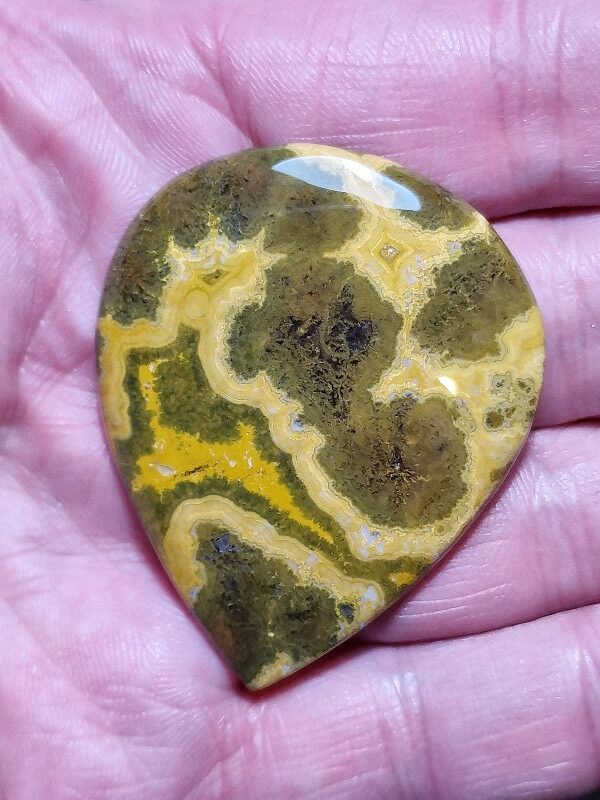 48x39mm Ocean jasper cabochon