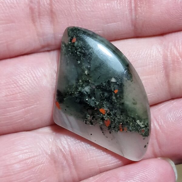 37x24mm bloodstone cabochon