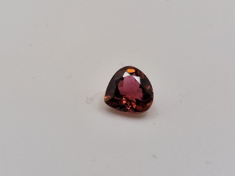 7.30x7.25x3.86mm Brazilian tourmaline facet