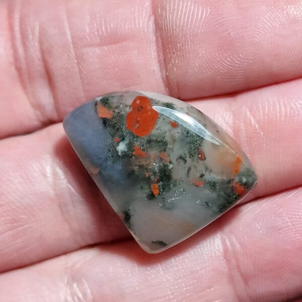 25x20mm bloodstone cabochon