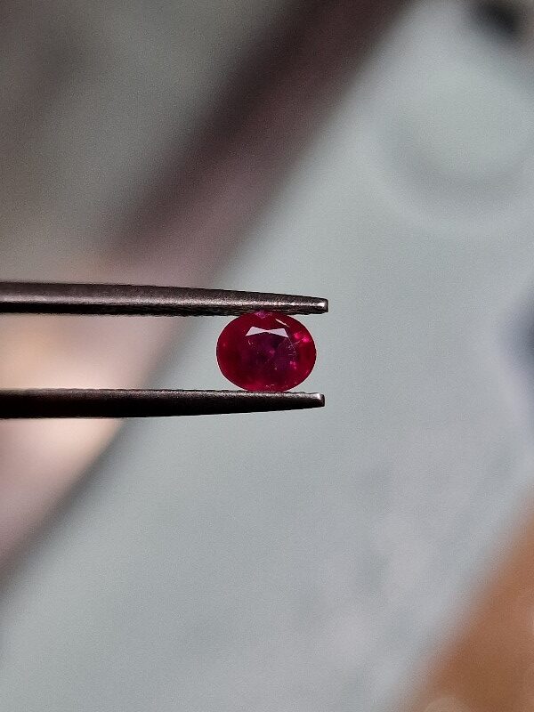5.13x4.20x2.97mm Mozambique ruby facet
