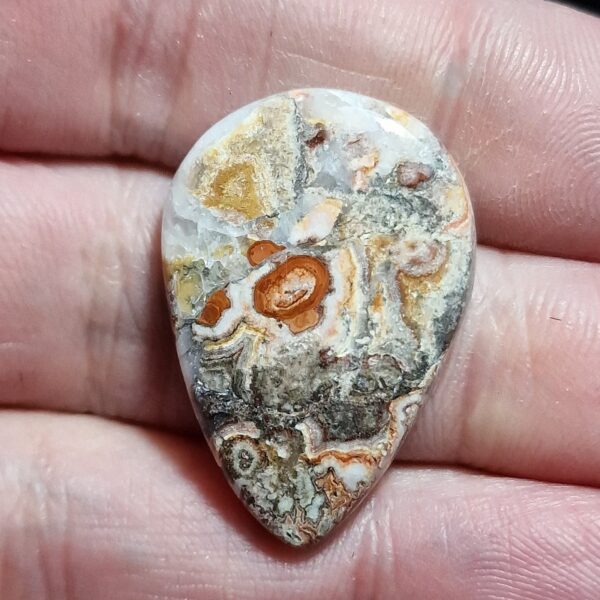 33x22mm Rosella jasper cabochon
