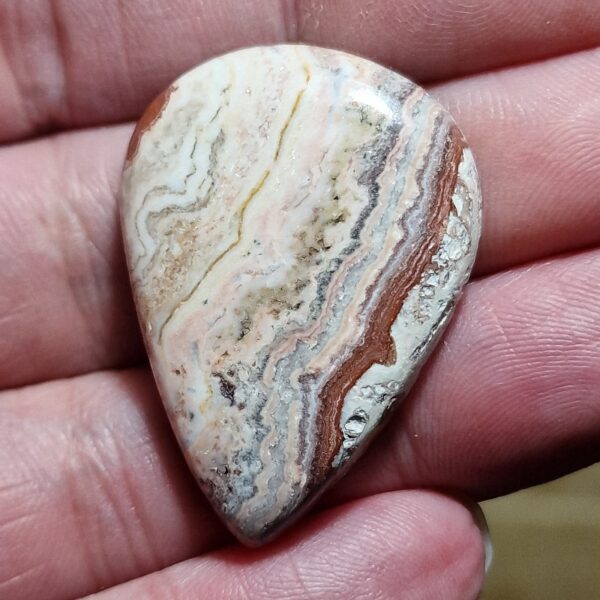 38x27mm Rosella jasper cabochon