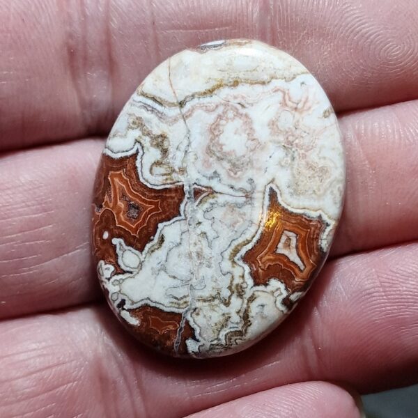 38x30mm Rosella jasper cabochon