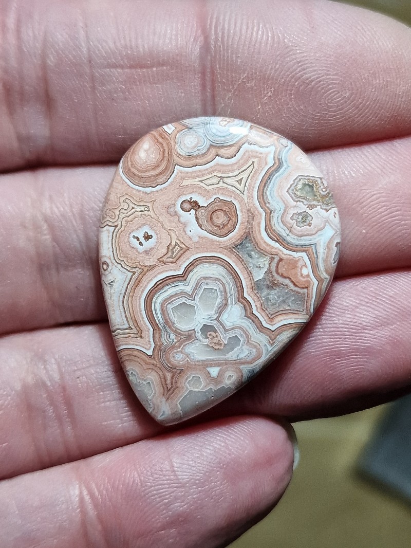 37x29mm Rosella jasper cabochon