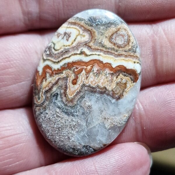 36x25mm Rosella jasper cabochon