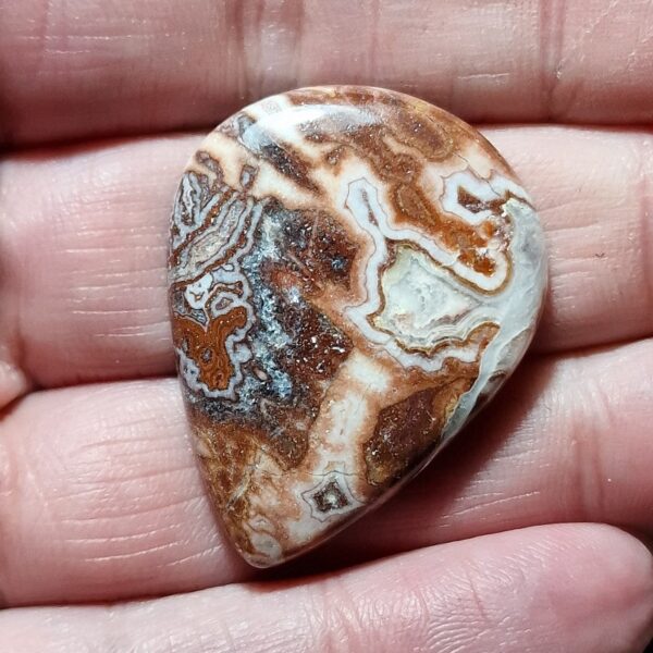 37x28mm Rosella jasper cabochon