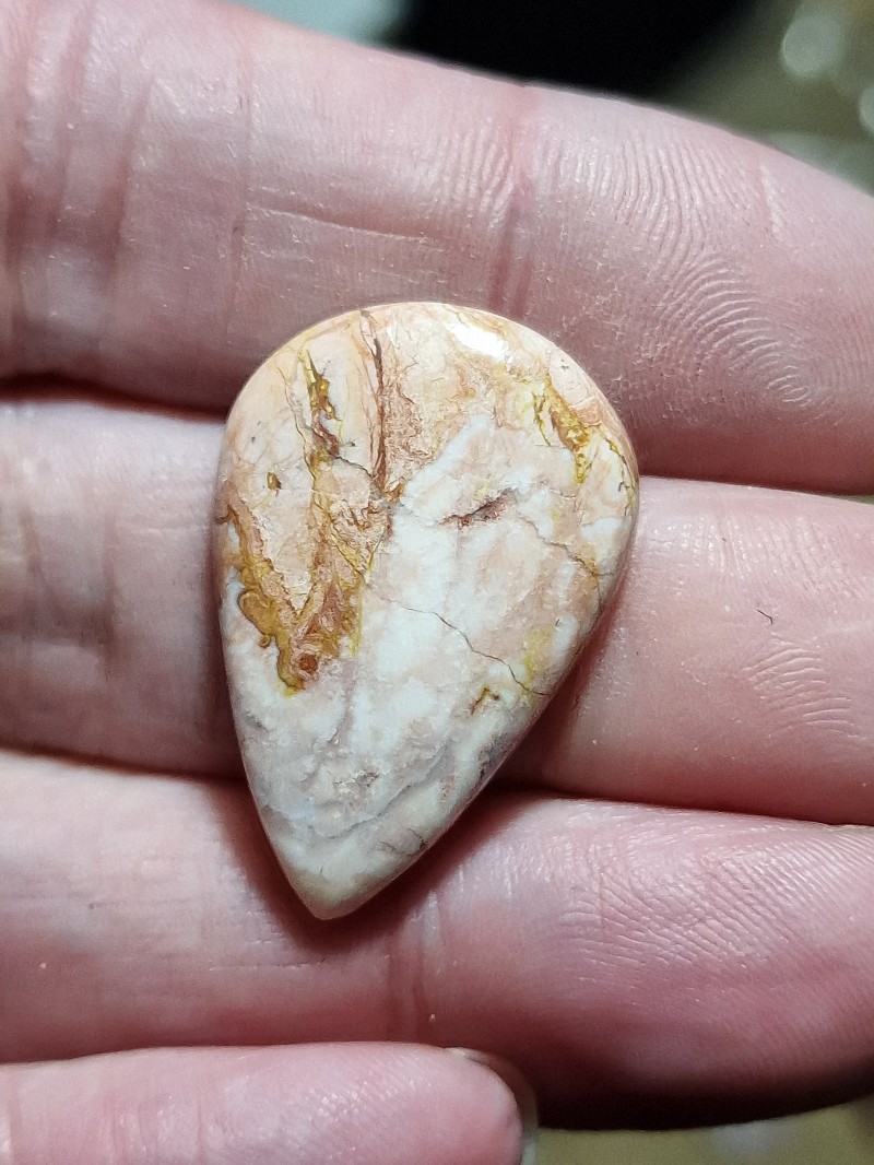 30x20mm Rosella jasper cabochon