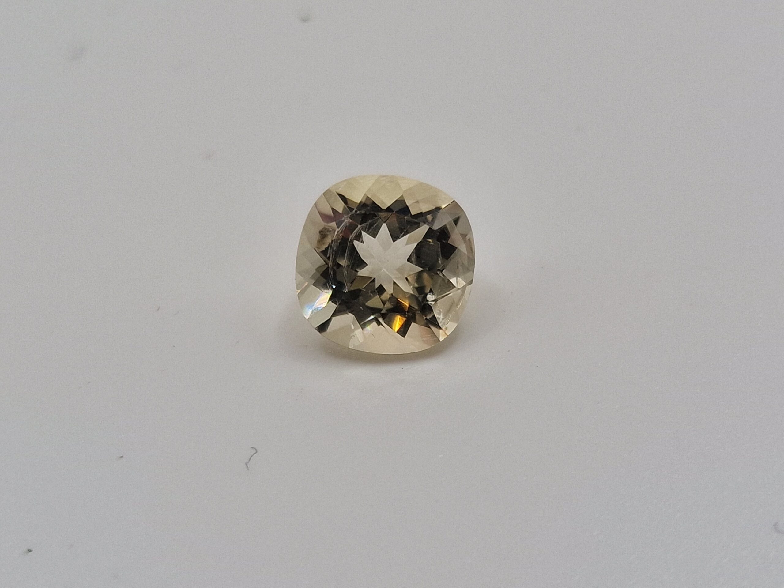 8.21x8.03x5.36mm gem-grade labradorite facet