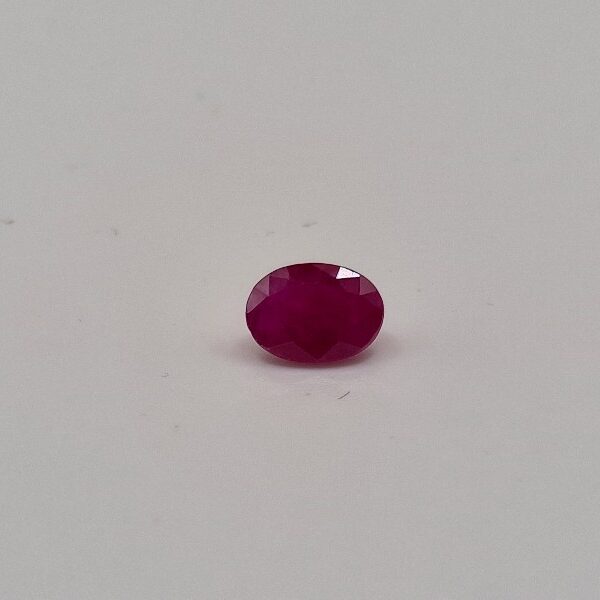 7.76x5.65x3.85mm Mozambique ruby facet