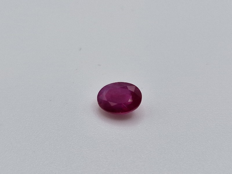 6.72x5.11x3.26mm Mozambique ruby facet