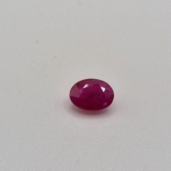 6.79x5.13x3.38mm Mozambique ruby facet
